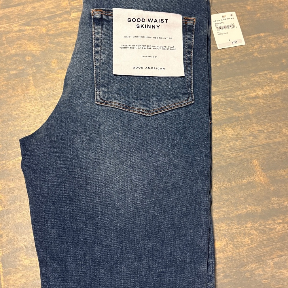 NWT Good American Good Waist Skinny Jeans